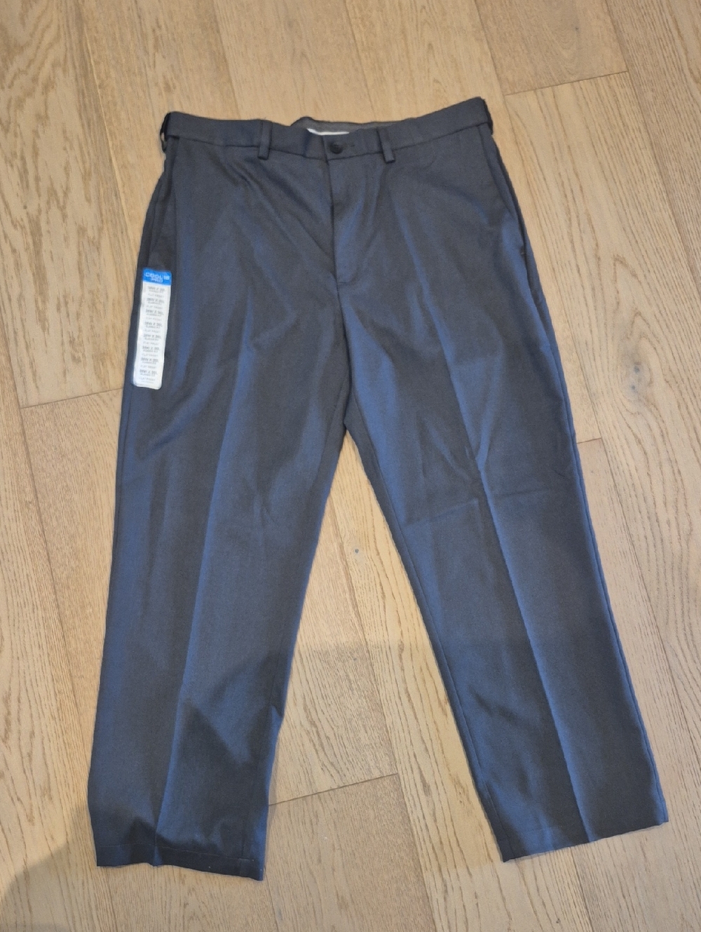 Men's Flat-Front Dress Pants - Charcoal
